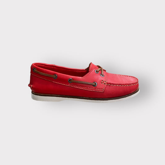 Premium Women Apple Red Boat Shoe