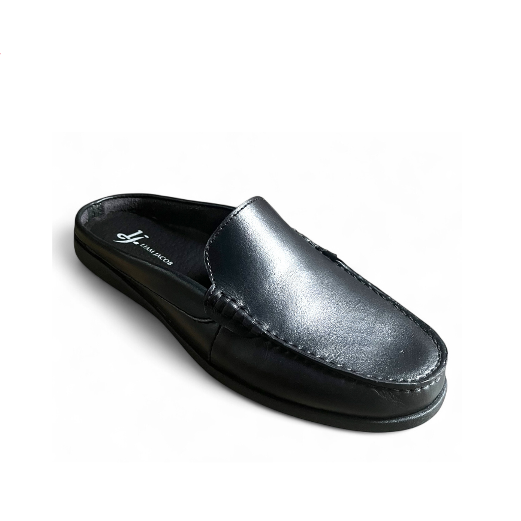Men's Black Slip On Larkin