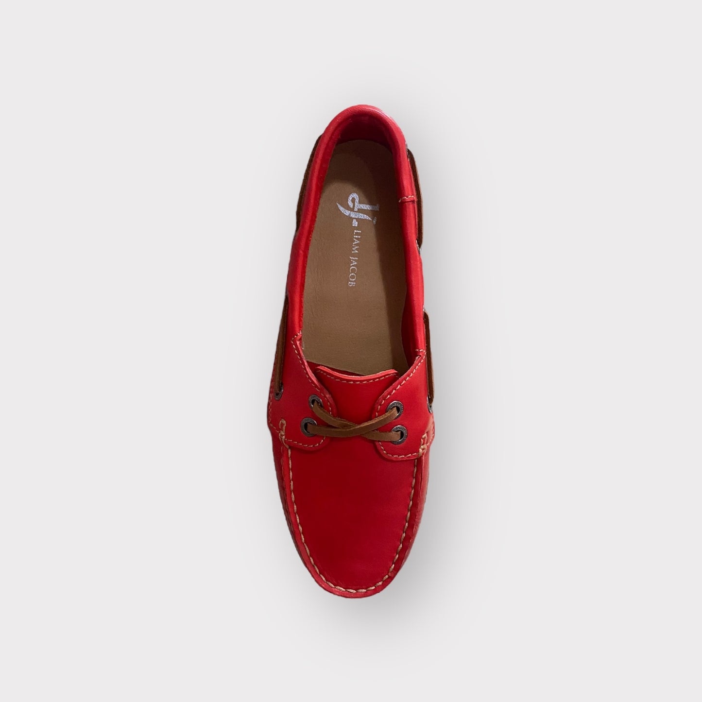 Premium Women Apple Red Boat Shoe