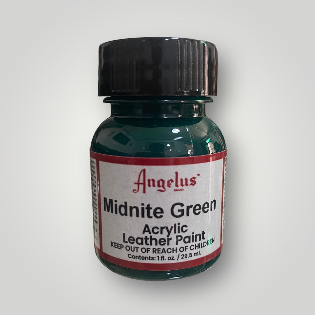 Angelus Leather Paint Midnight Green