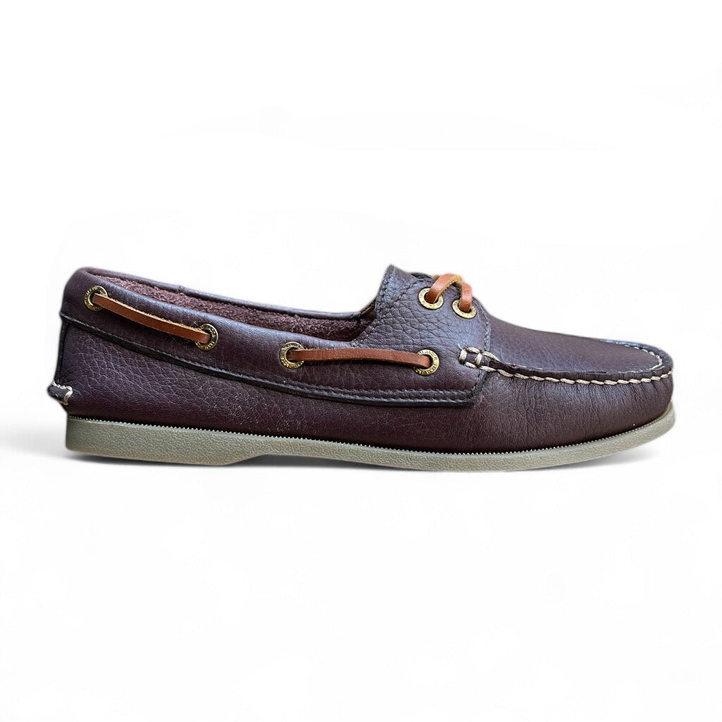 Women Burgundy Floater Boat Shoes