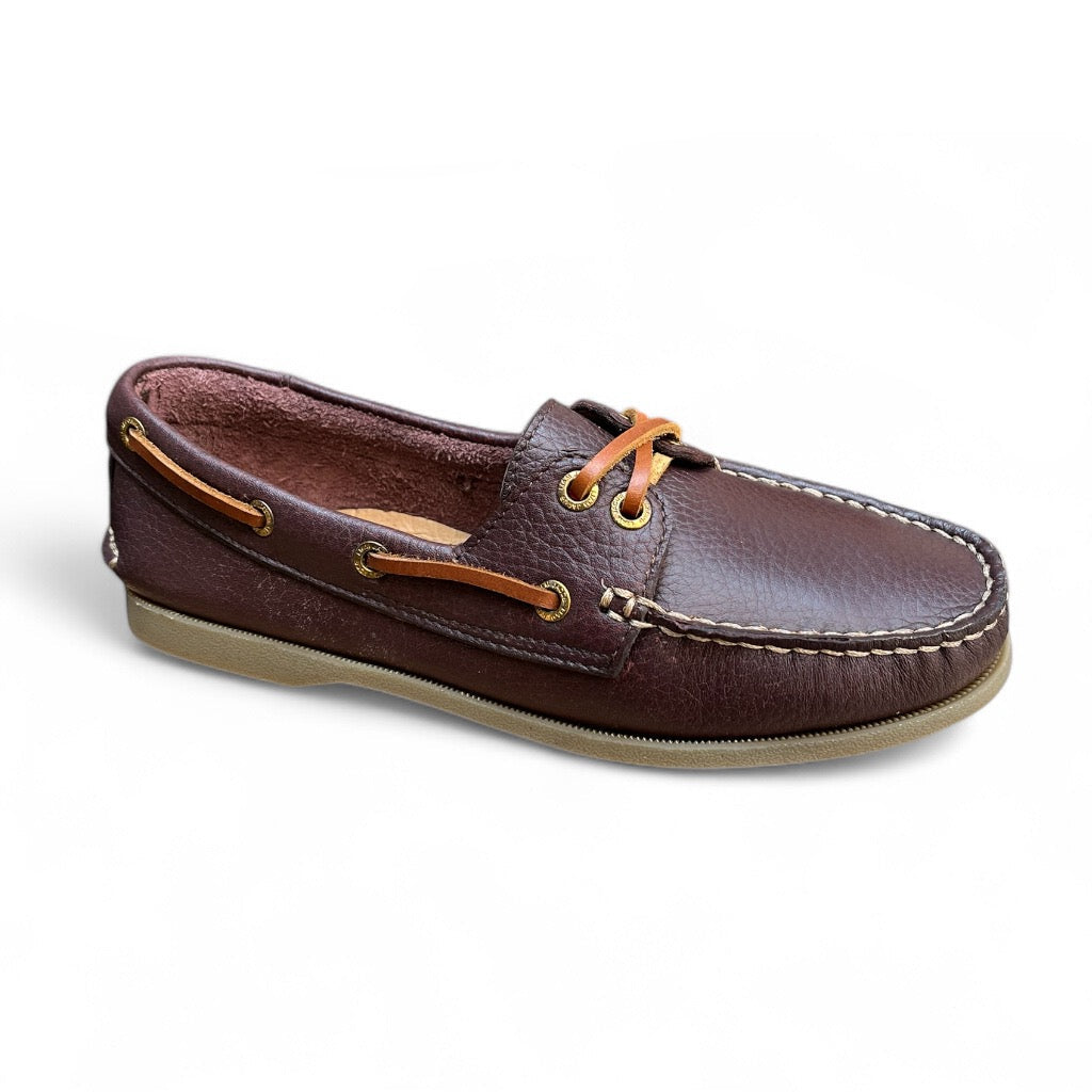 Women Burgundy Floater Boat Shoes