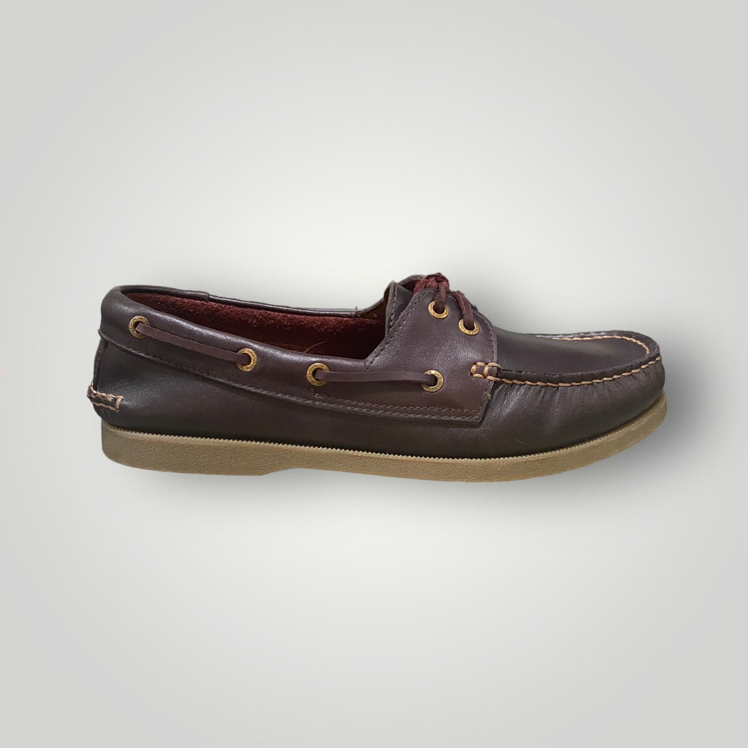 Men's Burgundy Boat Shoe