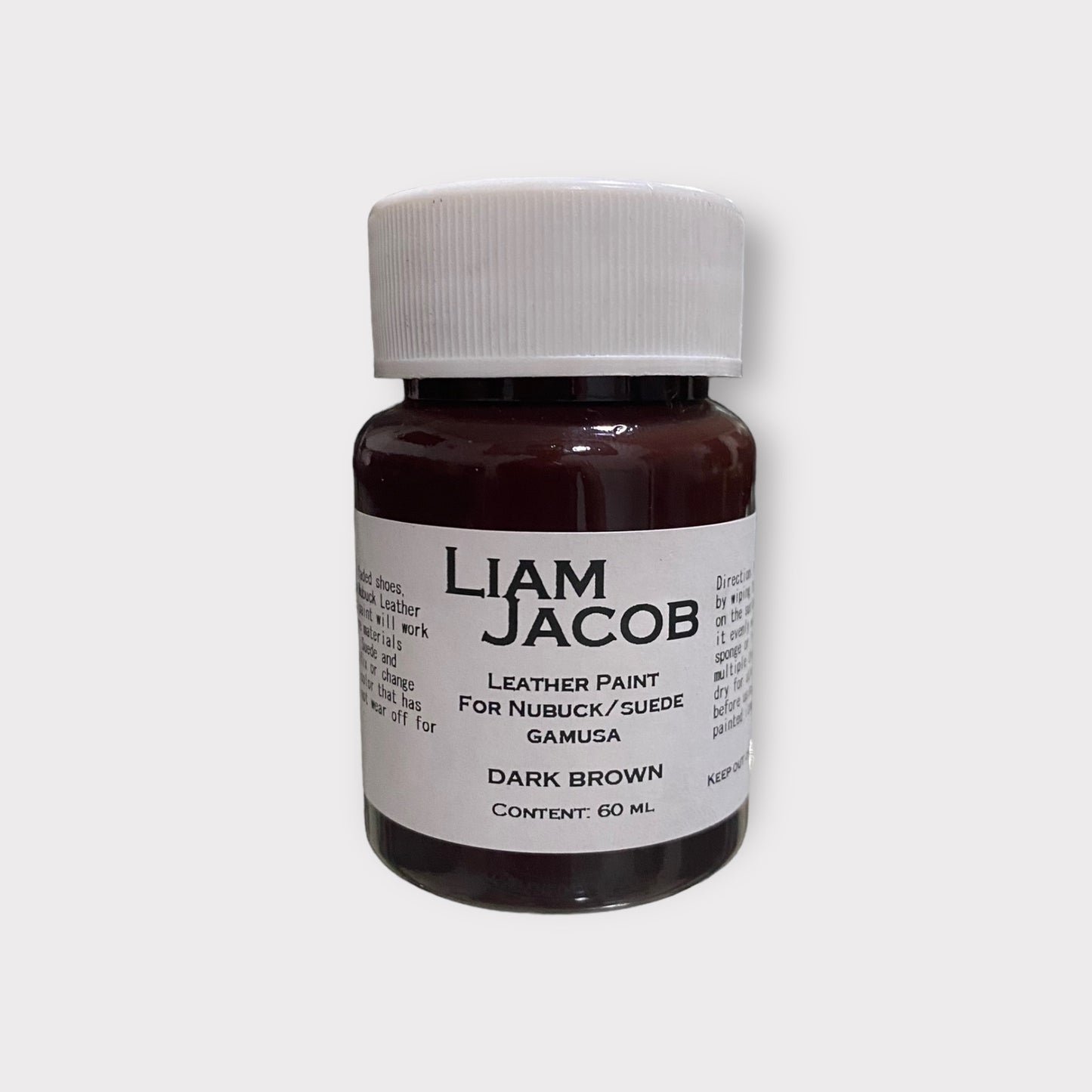 Liam Jacob Dark Brown Nubuck, Suede and Gamusa Paint