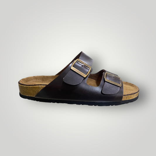 Men Dark Brown Sandals