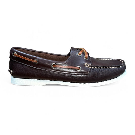 Women Dark Brown Boat Shoes