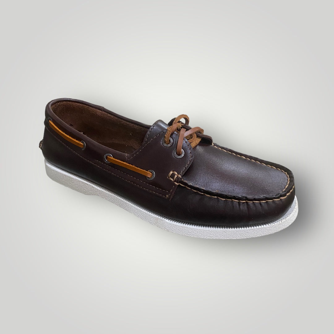 Men's Dark Brown Boat Shoe