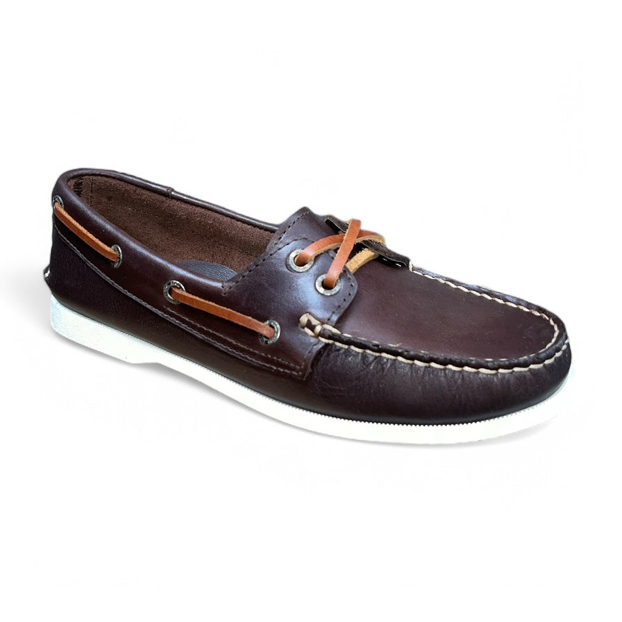 Women Dark Brown Boat Shoes