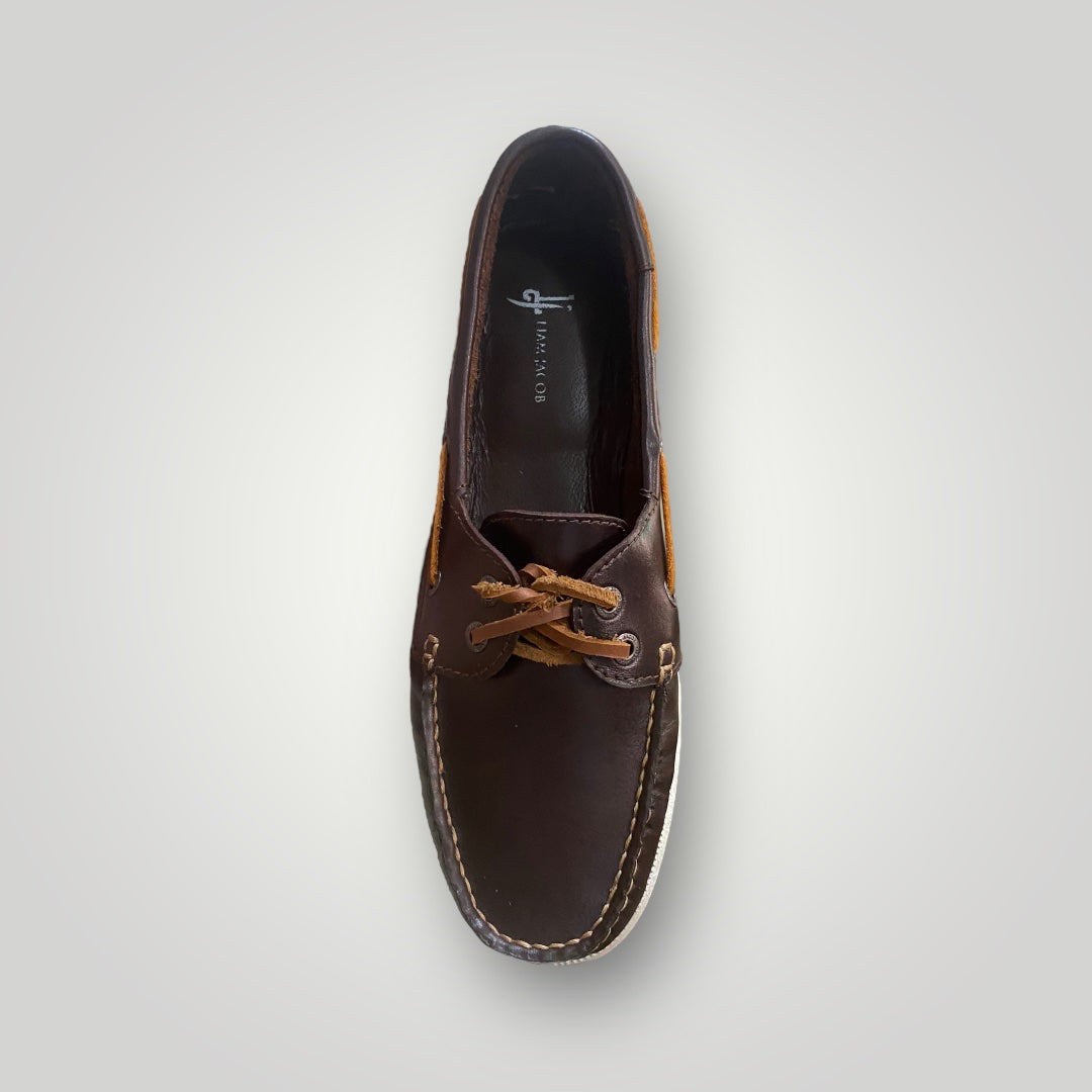 Men's Dark Brown Boat Shoe