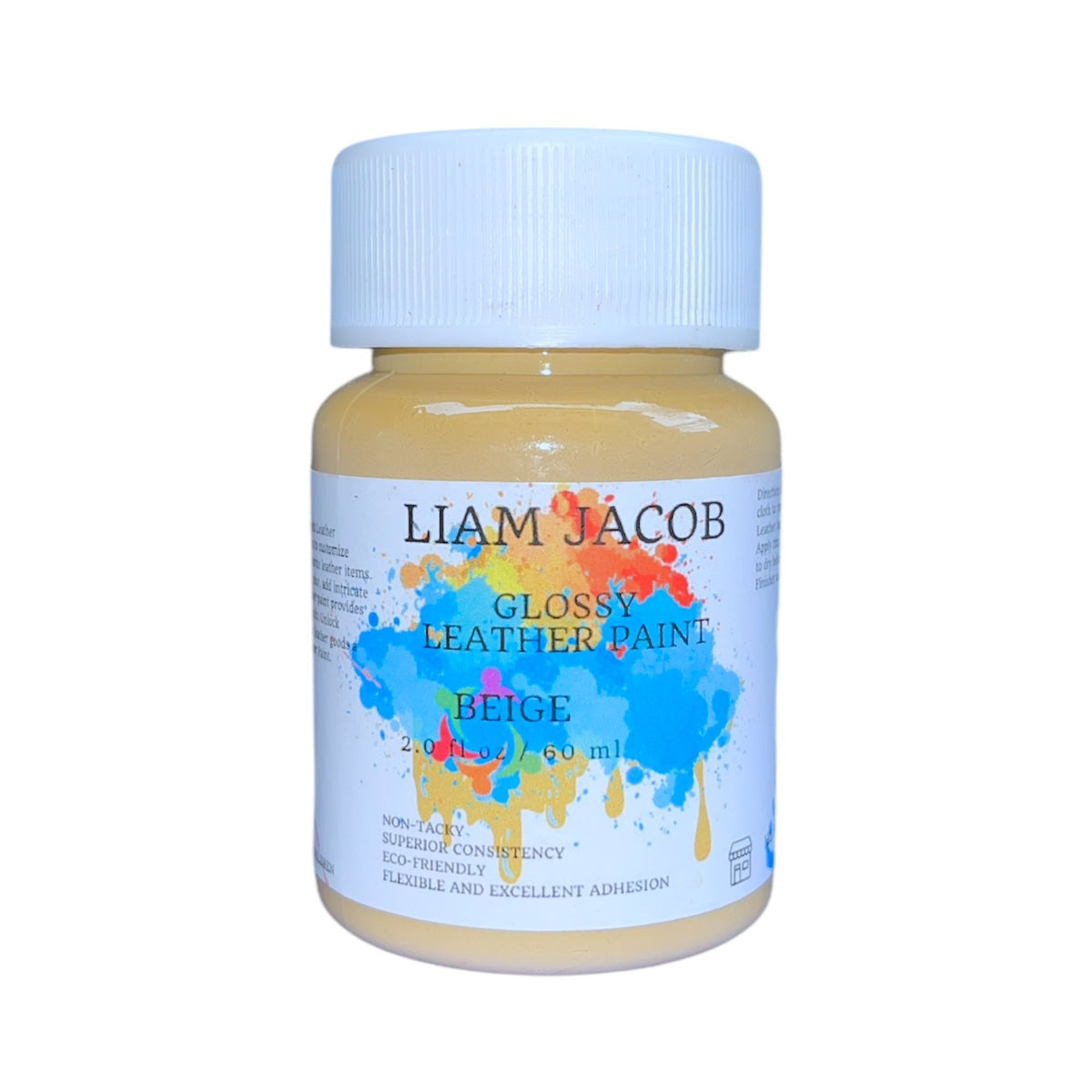 Liam Jacob Glossy Beige Leather Paint