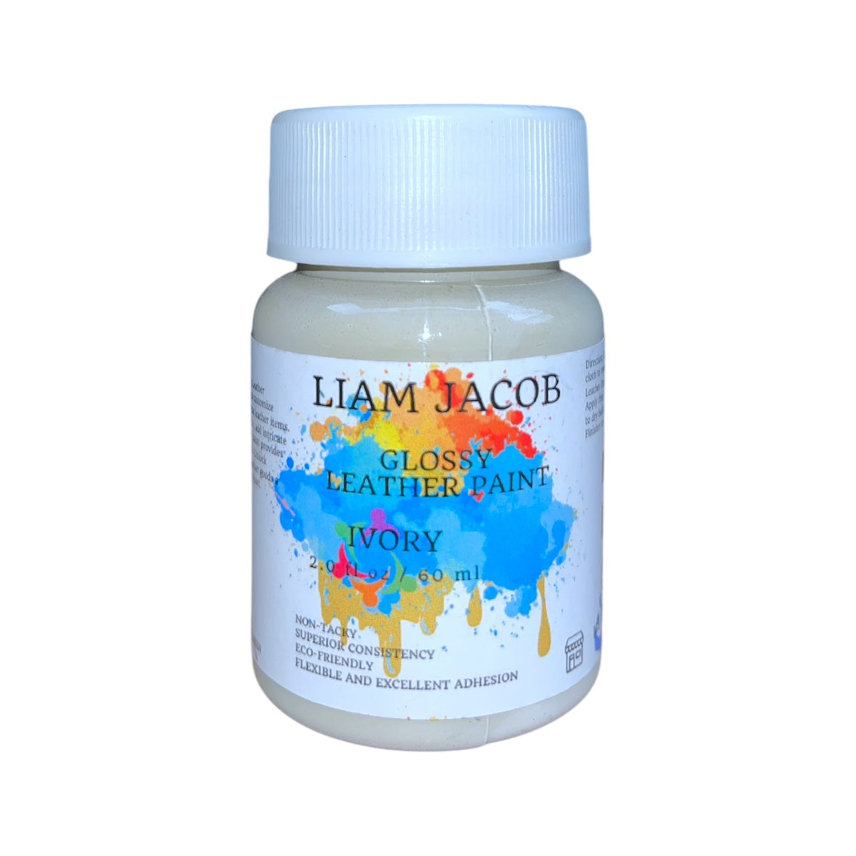 Liam Jacob Glossy Ivory Leather Paint