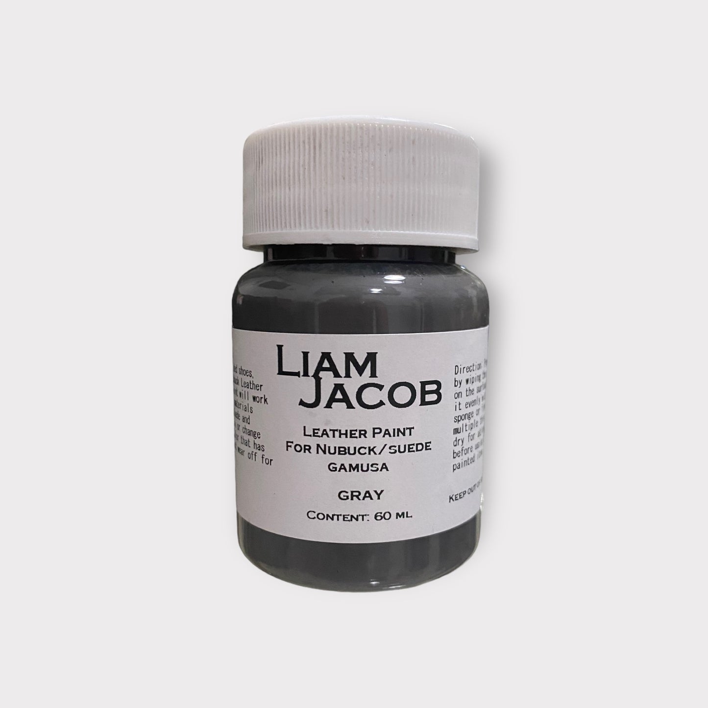 Liam Jacob Gray Nubuck, Suede and Gamusa Paint