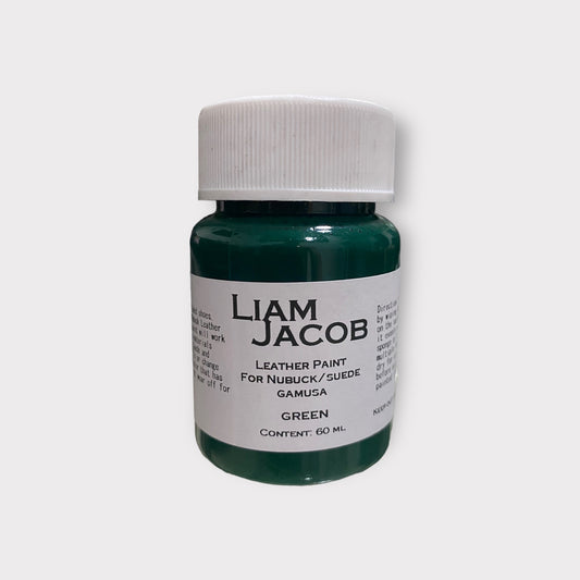 Liam Jacob Green Nubuck, Suede and Gamusa Paint