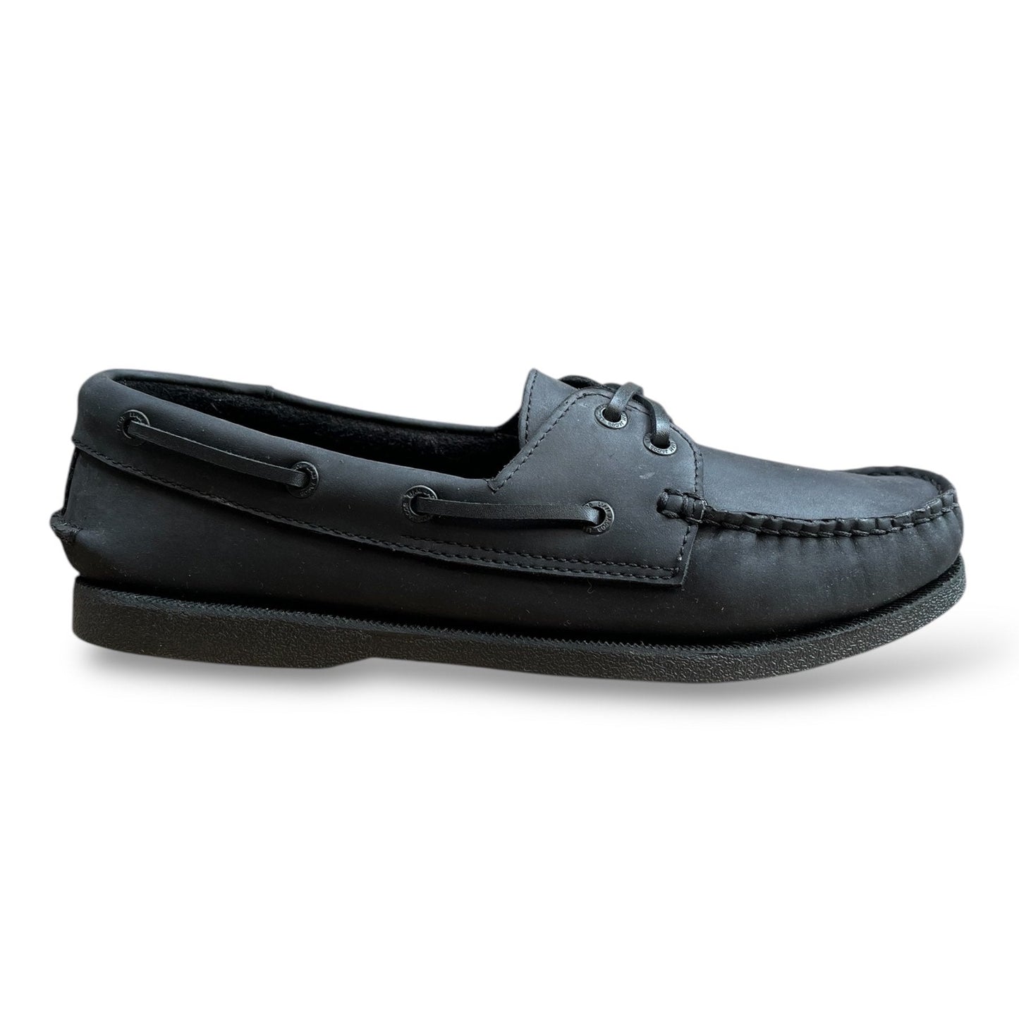 Men's Jet Black Boat Shoe