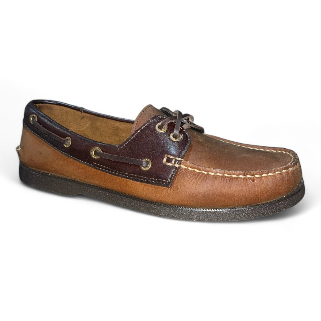 Men's Reddish Burgundy Boat Shoe