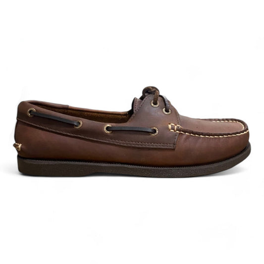 Men's Reddish Brown Boat Shoe