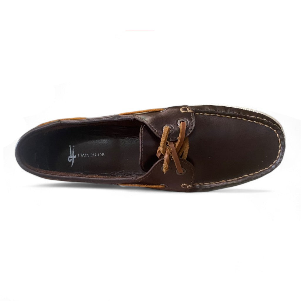 Men's Dark Brown Boat Shoe