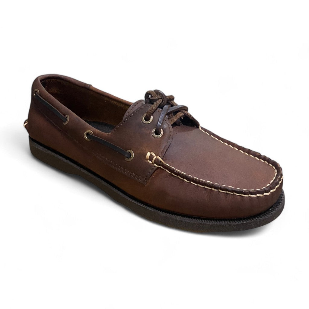 Men's Reddish Brown Boat Shoe