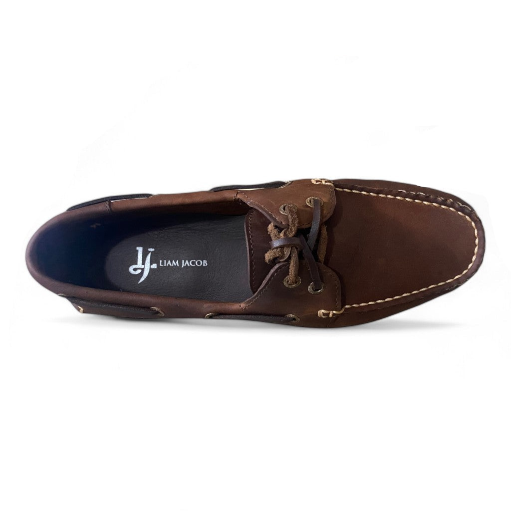 Men's Reddish Brown Boat Shoe