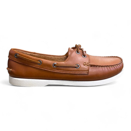 Men's Tan Boat Shoe