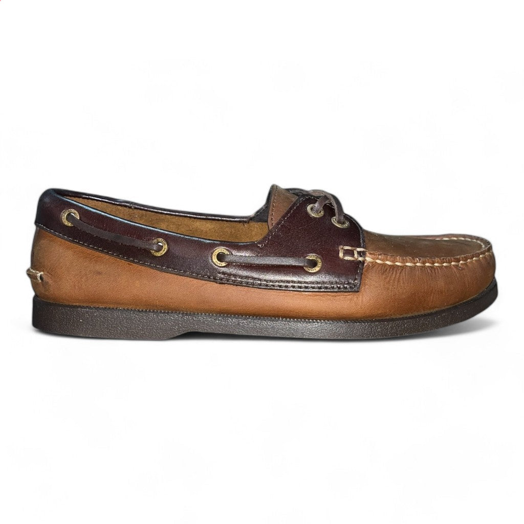 Men's Reddish Burgundy Boat Shoe