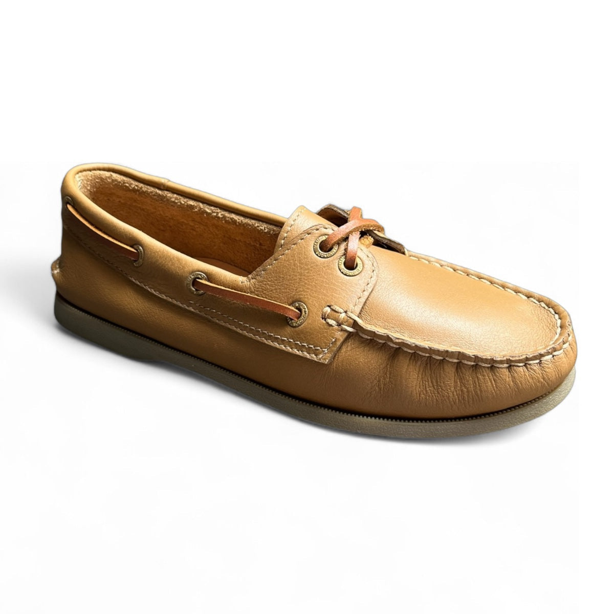 Women Light Tan Boat Shoes