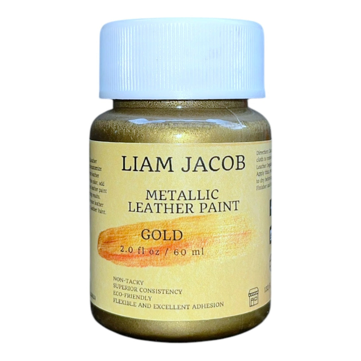 Liam Jacob Metallic Gold Leather Paint