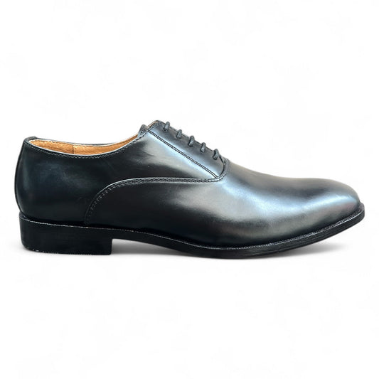 Men's Black Plain Toe Oxford Dress Shoes