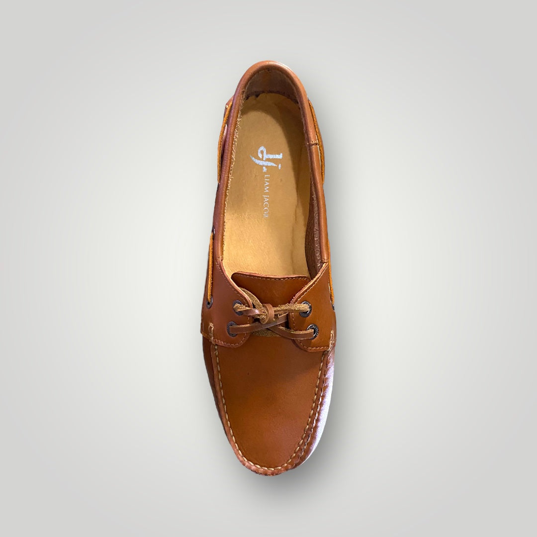 Men's Tan Boat Shoe