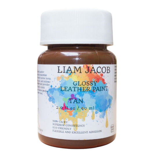 Liam Jacob Glossy Tan Leather Paint