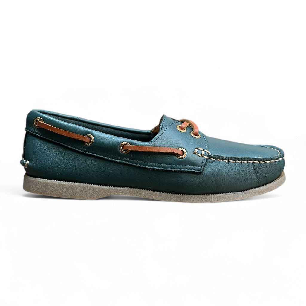 Women Teal Boat Shoes