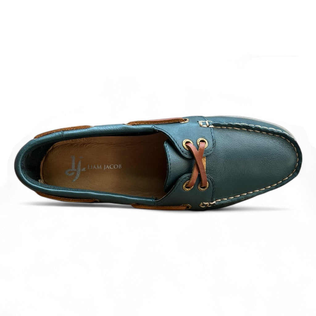 Women Teal Boat Shoes