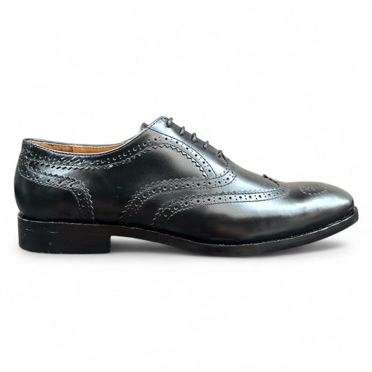 Men's Black Wingtip Oxford Dress Shoes