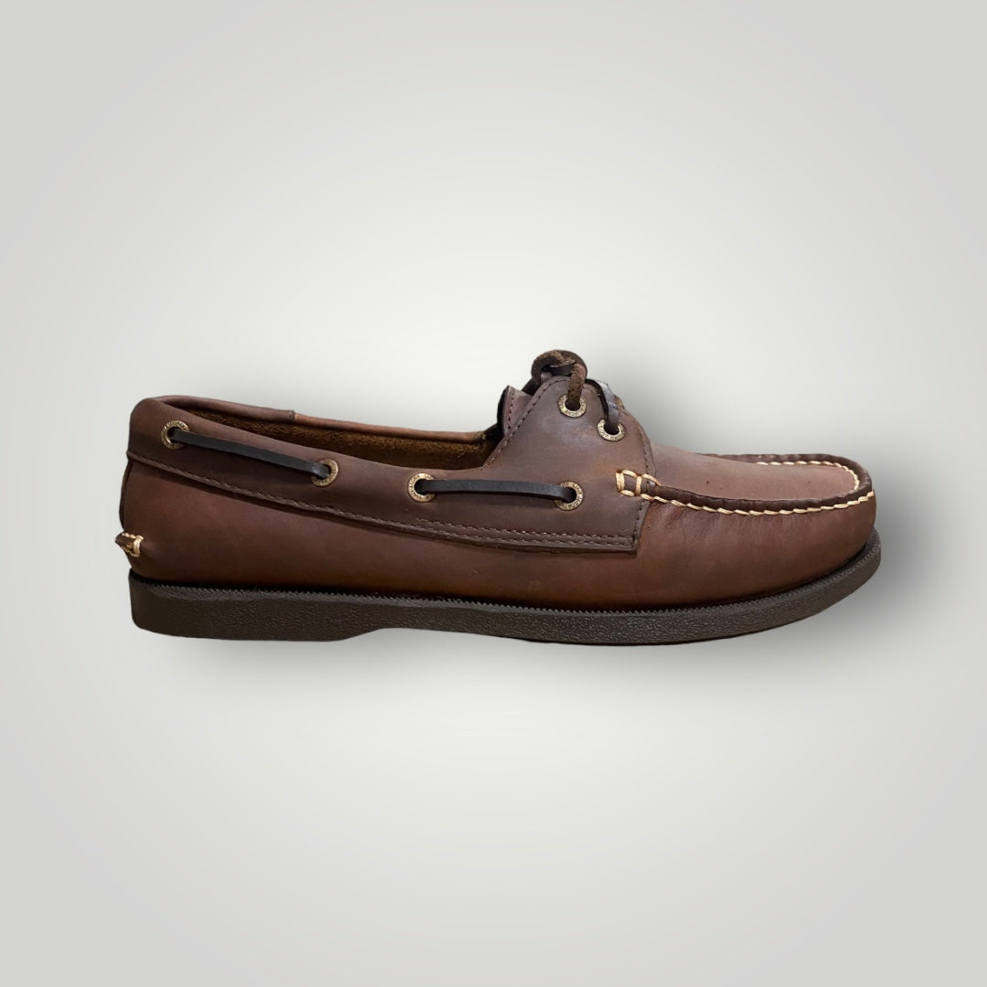 Men's Reddish Brown Boat Shoe