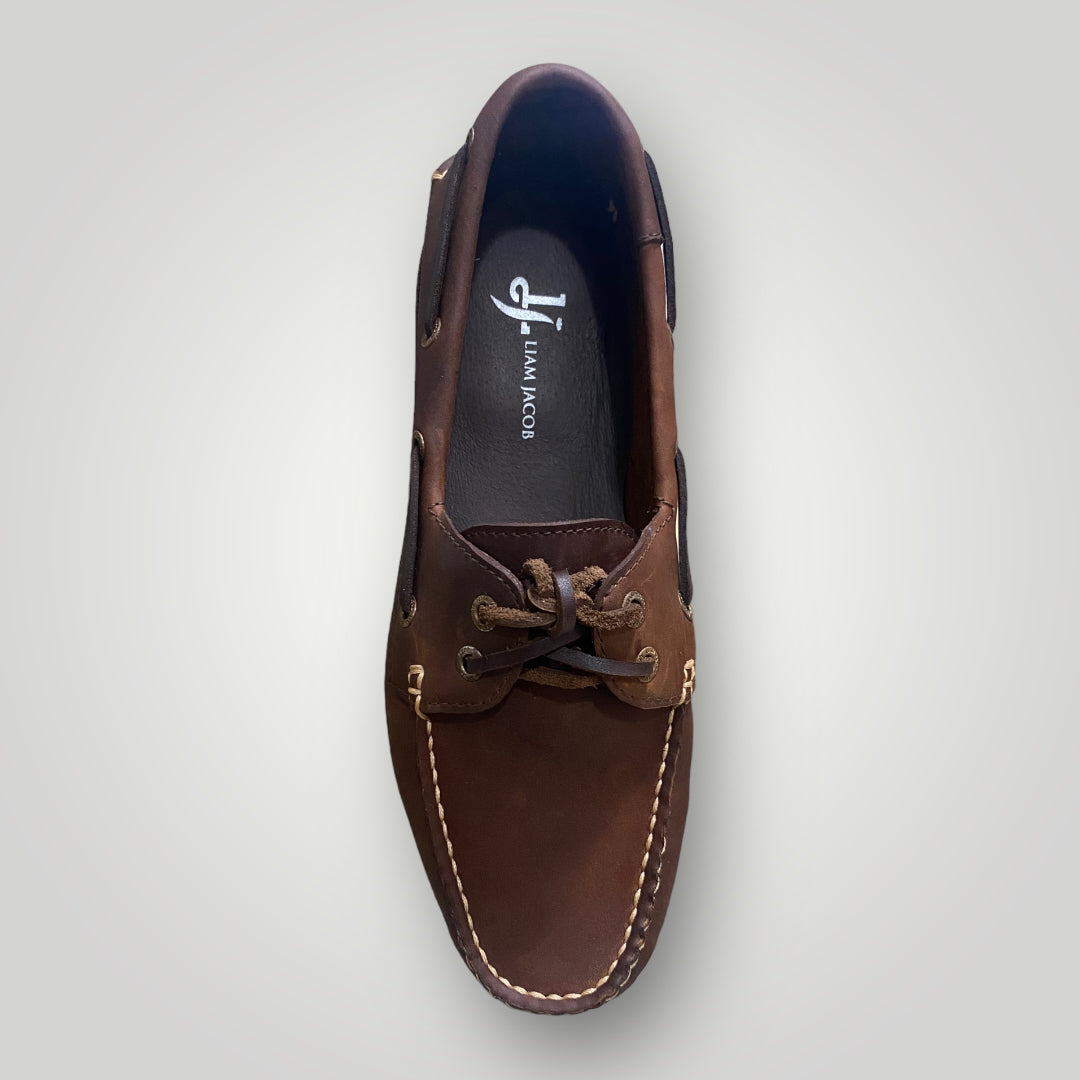 Men's Reddish Brown Boat Shoe