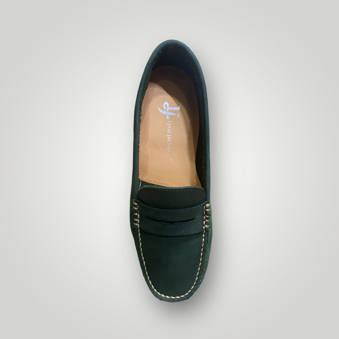 Women Midnight Green Loafer